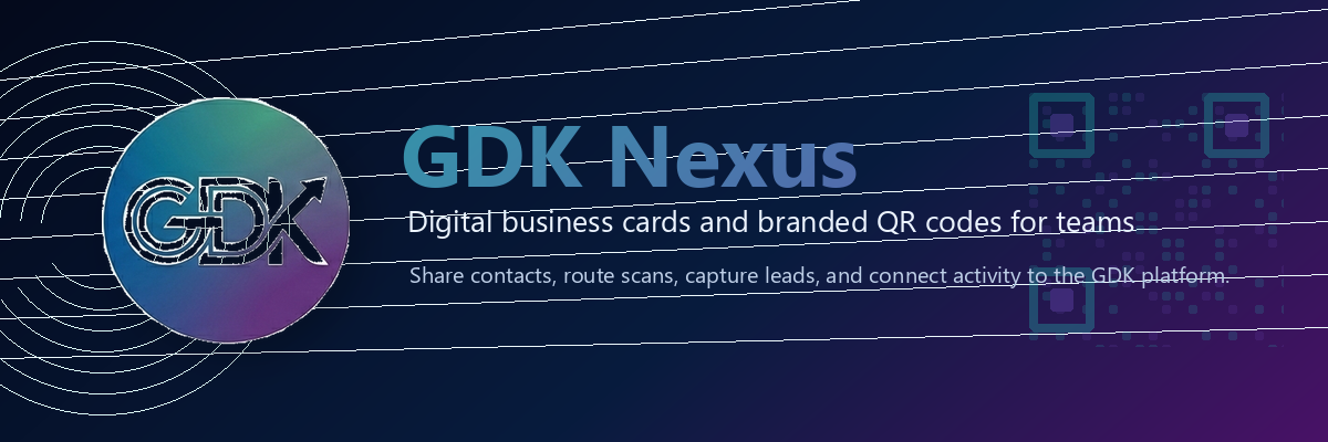 GDK Nexus brand banner