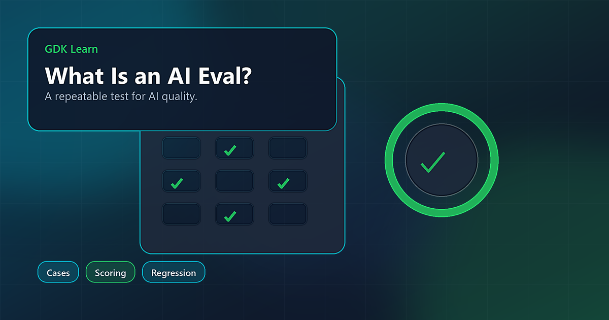 Abstract test grid beside a checkmarked scoring ring.